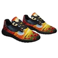 thumbnail image 6 of Memorial Day Eagle Poppy Flowers Shoes Sneakers Black Size 8, 6 of 7