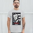 thumbnail image 3 of Tee Hunt Trump 2024 T-shirt Keep America Great Re-elect Donald Trump Men's Tee, Ash Gray, Large, 3 of 5