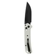 thumbnail image 2 of Ozark Trail 7.5-inch Folding Stainless Steel Knife with White Handle and Drop Point Blade, 2 of 11