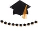 thumbnail image 1 of KAKOWELY Guirnalda de birrete de graduación, decoración de graduación, pancarta colgante para fiesta de graduación, 1 of 5
