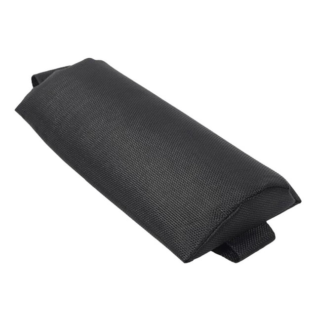 Almohada de repuesto universal para reposacabezas con banda elástica, acolchada y extraíble. Negro