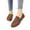 Brown, variant on Cameland Women's Casual Single Shoes Suede Shallow Cut Low Cut Fitted Foot Loafers