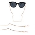 thumbnail image 4 of Eoperou Glasses Chain Multifunctional Golden Plated Anti-break Minimalism Hypoallergenic Anti-lost Alloy Face Cover Reading Glasses Holder Hanging Chain for Daily Wear, 4 of 8