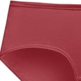 thumbnail image 4 of IFNWSV Womens Cotton Underwear Plus Size Mid Rise Breathable Soft Bikini Panties for Women Daily Comfort Red XL, 4 of 4