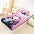 thumbnail image 4 of Erosebridal Japanese Anime Girl Twin Sheet Sets,Kawaii Japanese Animation Bedding For Adults 3pcs, 4 of 6