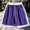 Purple, variant on Men's Color Block Quick Dry Shorts 7-Inch, Elastic Waist Drawstring Casual Baggy Swim Trunks with Side Pockets, Lightweight Breathable Summer Beach Shorts Purple