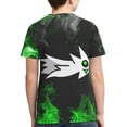 thumbnail image 4 of Geometry Dash T-Shirts Summer Short Sleeved Shirt For Boys Girls Kids Casual Tee Tops Breathable Blouse Large, 4 of 6