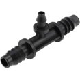 thumbnail image 4 of Conector de tubería en T con púas para goteo de mapa de abastecimiento, apto para tubos de manguera de 4 mm y 8 mm de diámetro interior para sistema de riego agrícola de jardín, plástico, 15 piezas, 4 of 4