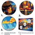 thumbnail image 3 of Designart "Minneapolis Popart Colorful City wall decor II" Minneapolis Canvas Art Print, 3 of 5