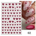 thumbnail image 4 of Pegatinas 3D de San Valentín para uñas, 1 piezas, corazón negro, amor, letras deslizantes autoadhesivas, decoración artística de uñas, calcomanías de estrellas, manicura, 4 of 7