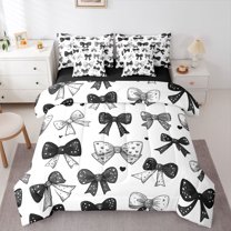 Castle Fairy Cute Twin Bedding Sets for Teens,Dreamy Girly Bow Bedding Comforter Set