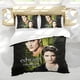 thumbnail image 5 of Crepúsculo Conjunto de sábanas temático, trío de piezas, cómodo y amigable con la piel, diseño único, regalo de decoración para el hogar para familiares, amigos y fans,140cm *210cm, 5 of 6