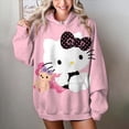 thumbnail image 1 of Sudadera estética para mujer 2024, ropa grunge Y2k, sudadera clásica japonesa de dibujos animados con capucha de Hello Kitty, tops retro de otoño e invierno, 1 of 1
