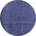 thumbnail image 1 of Ahgly Company Indoor Round Abstract Blue Modern Area Rugs, 3' Round, 1 of 4