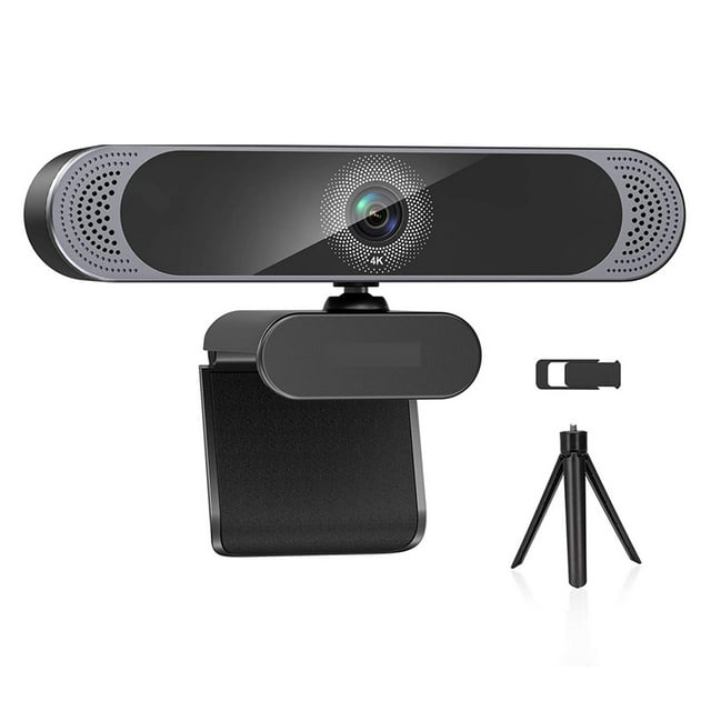 4K 1080P FHD Webcam USB Auto Focus Web Camera PC Computer WebCamera For Live Broadcast Video Calling Conference Work ,Easy to Install