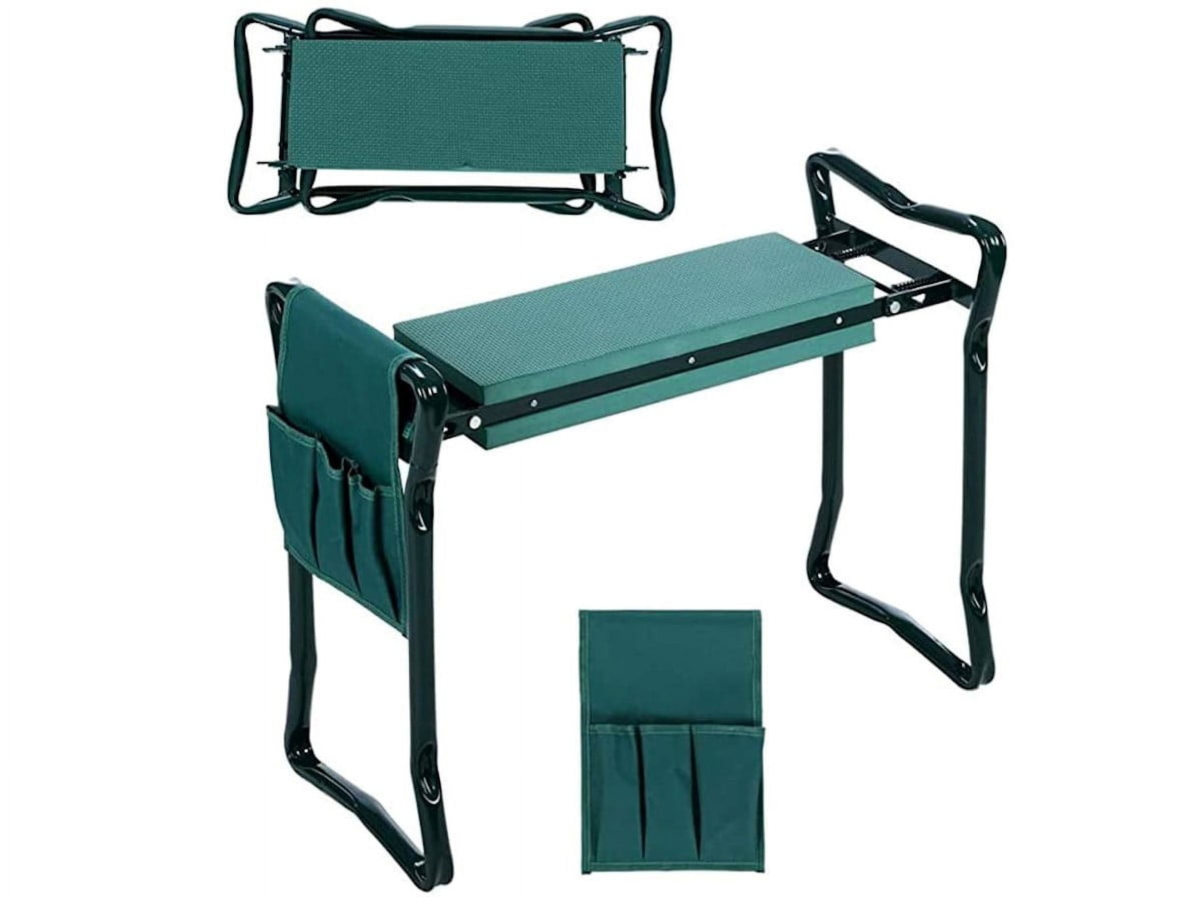 Garden Bench and Kneeler Stools Gardening With Side Bag Pockets for Tools, Portable and Lightweight, Great Gift For Gardeners