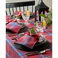 thumbnail image 5 of Linen Plaid Napkins Set of 4 - 100% Pure Linen Red and Navy Tartan Plaid Dinner Napkins Cloth 20 x 20 Inch for Christmas - Handcrafted and Machine Washable, 5 of 5