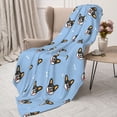 thumbnail image 3 of Sikiie Corgi Dog Cozy Flannel Fleece Throw Blanket: Lightweight & Thick for All Seasons - Perfect for Women, Men, & Kids"80"x60", 3 of 6