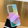 thumbnail image 2 of Funda colorida láser de lujo para Samsung Galaxy S10 S20 S21 S22 Plus Note 10 20 Ultra Z Fold 3 Phone Cover, plástico duro para mujer y Niña Fivean unisex, 2 of 2