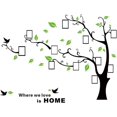 thumbnail image 4 of 3d Tree Wall Sticker Diy Home Photo Frame Wall Sticker Art Decor For Bedroom, Living Room (f Light Green Left, M: 150*210cm), 4 of 5