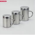 thumbnail image 2 of Taza de boca ancha para llenar y limpiar fácilmente, taza de metal de acero inoxidable de doble pared con características de taza de café aislada para bebidas calientes, 2 of 5