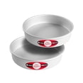 thumbnail image 1 of Juego de moldes para pasteles redondos de aluminio anodizado de Fat Daddio's, 2 piezas, 9 x 2 pulgadas, 1 of 5
