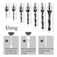 thumbnail image 2 of Juego de 26 herramientas para trabajar la madera: juego de brocas para chaflanar, cortador de roscas para madera, brocas avellanadoras de triple punta., 2 of 5