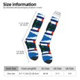 thumbnail image 3 of Knee High Socks for Women Colorado Flag Print Long Tube Sock Uniform Socks, 3 of 7