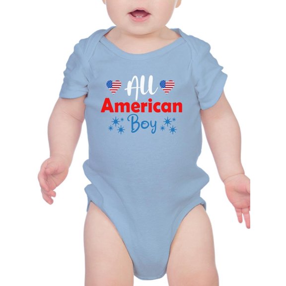 All American Boy. Bodysuit Infant -Image by Shutterstock, 6 Months