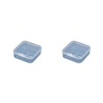 thumbnail image 1 of Bearachild Pack of 12 Storage Box Multipurpose Container Clean Stackable Organizer Small with Case Plastics Waterproof Lid Bin Easily Transparente 5.4*5.4*2 CM 2Conjunto, 1 of 6