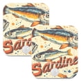 thumbnail image 7 of Yayeee 2-Pack Plug in LED Night Lights with Light Sensors Motion Detectors, Beige Sardines Pattern, 7 of 7
