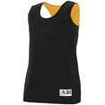 thumbnail image 2 of Augusta Ladies Reversible Wicking Tank 147 Black/Gold S, 2 of 2