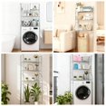 thumbnail image 2 of DAQI Estante de Ba&ntilde;o Sobre Inodoro, 3 Niveles Estantes Ahorro de Espacio de Ba&ntilde;o con Ganchos, Toallas Jabon Ducha Estante Repisa, Organizador de Almacenamiento de Ba&ntilde;o, 2 of 8