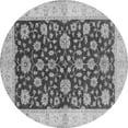 thumbnail image 1 of Ahgly Company Indoor Round Oriental Gray Traditional Area Rugs, 8' Round, 1 of 4