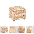 thumbnail image 3 of MasteelfCA 1pc Desktop Jewelry Box Square Jewelry Organizer Jewelry Storage Container, 3 of 7
