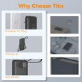 thumbnail image 3 of Cargador portátil TESSAN de 10000 mAh con cables integrados, 3 of 7