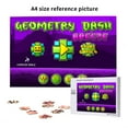 thumbnail image 6 of Saiise Geometry Dash Print 1000 Jigsaw Puzzle for Adults and Family,Impossible Hard Difficult Challenging Puzzles for Adults - Finished Puzzle Size is 29.5 x 19.7 inch, 6 of 8