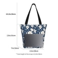 thumbnail image 5 of Kdxio Lilies Flowers Women Reusable Grocery Bags Foldable Ripstop,Reusable Shopping Bags for Shopping,Gym,Gift, 5 of 8