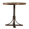 thumbnail image 3 of Hillsdale Jennings Wood Round Counter Height Table w/ Metal Pedestal Base Walnut, 3 of 4