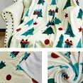 thumbnail image 6 of Nkmbld Christmas Fleece Throw Blanket Christmas Elements Printed Flannel Blanket, Surper Soft Warm Cozy Fall Blanket for Couch Sofa Bed, 6 of 8