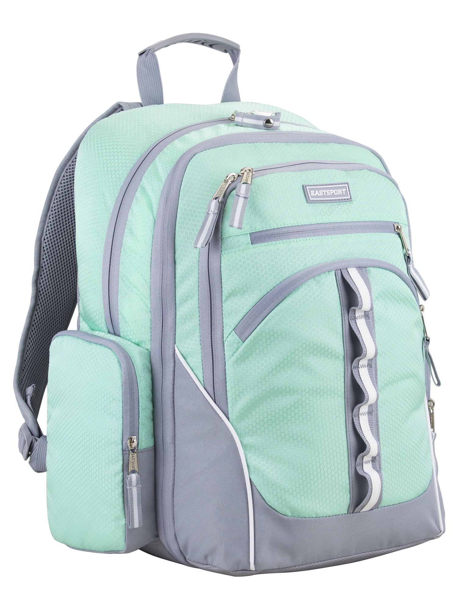 NEW Eastsport Titan 3.0 Expandable School Laptop Hiking Backpack Gray 18.5" 