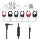 thumbnail image 5 of Audífonos Cable de auriculares de 3,5 mm Cable de auriculares chapado en oro para Beats Solo HD Studio Pro Mixr Universal Accesorios Electrónicos, 5 of 6