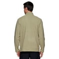 thumbnail image 3 of Avalanche Men's Lightweight Textured Fleece 1/4 Zip Sweatshirt with Pockets, 3 of 5