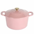 thumbnail image 7 of Martha Stewart Gatwick 7 QT Enameled Cast Iron Dutch Oven - Pink, 7 of 7