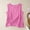 C_Hot Pink, variant on XPMWRP Women's Sleeveless Crew Neck Linen Tank Top Side Split Casual Loose Fit Flowy Blouse for Summer Daily Wear Vacation Pink XXL