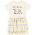 thumbnail image 3 of Inktastic Michigan Grandma Loves Me Girls Toddler Dress, 3 of 5