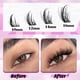 thumbnail image 5 of Kit de extensión de pestañas Mavphnee Natural Lash Clusters CC Curl, 5 of 9