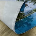 thumbnail image 5 of Ambesonne Tropical Place Mats Set of 4, Infinity Pool Palm, Standard Size, Blue Green White, 5 of 6