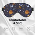 thumbnail image 3 of Salouo Galaxy Pattern Sleep Mask,Sleep Eye Mask & Blindfold Eye Sleep Shade Cover with Elastic Strap Soft Eye Cover Eyeshade for Night Sleeping Travel & Nap, 3 of 7
