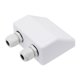 thumbnail image 1 of Prensaestopas Soportes De Cable De Entrada De Panel Solar De Abs Blanco Para Yate/Panel Solar Unique Bargains Soporte de esquina del panel solar ABS, 1 of 4
